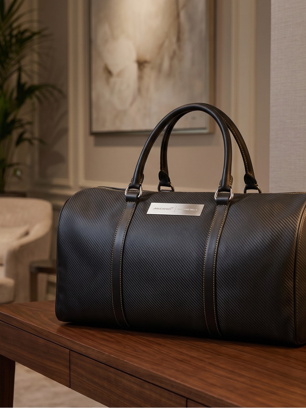 McLaren × Richard Mille Carbon Fibre Duffle F1 Collector’s Travel Bag